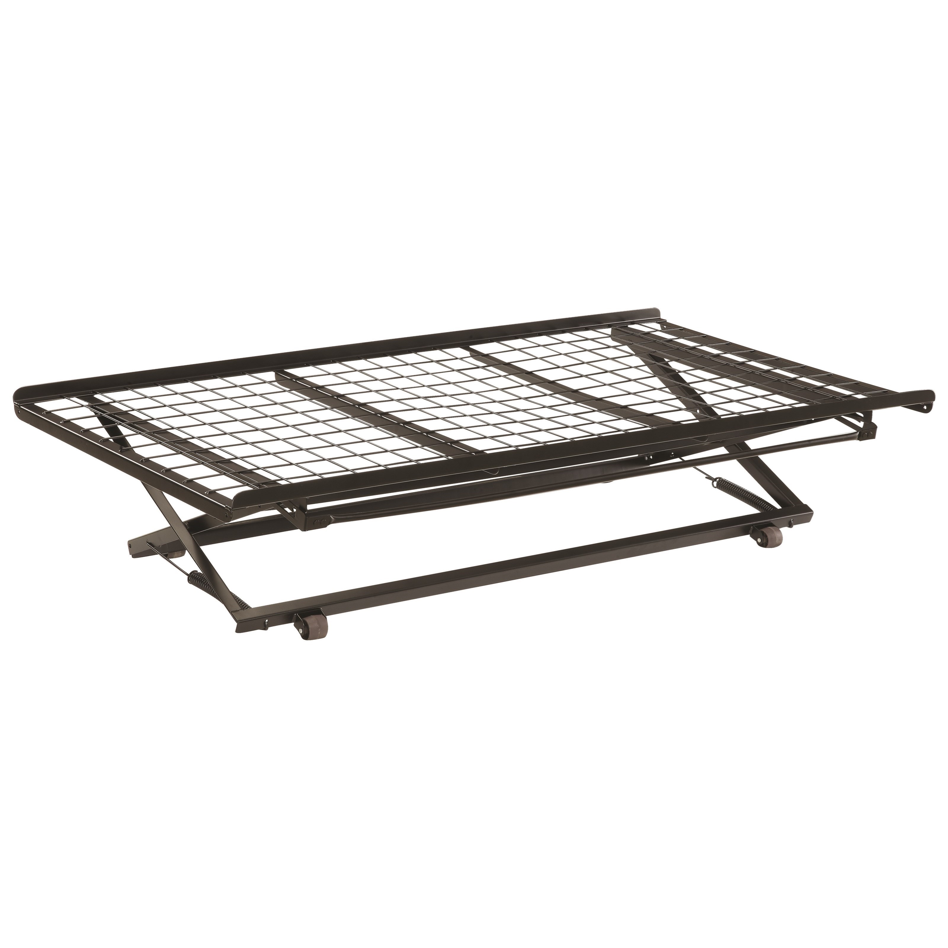 Trundle bed with outlet pop up trundle